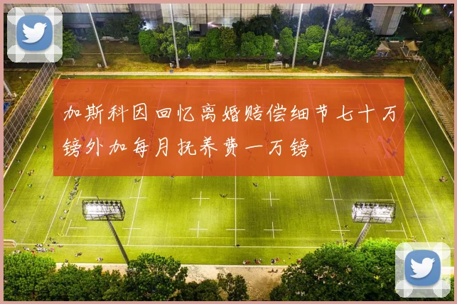 加斯科因回忆离婚赔偿细节七十万镑外加每月抚养费一万镑